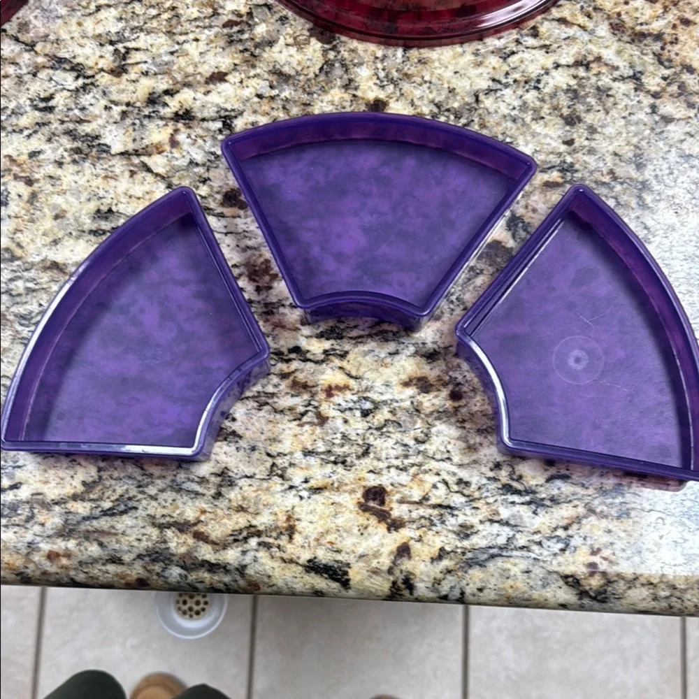 Tupperware Bundle Purple and Cranberry Miscellaneous